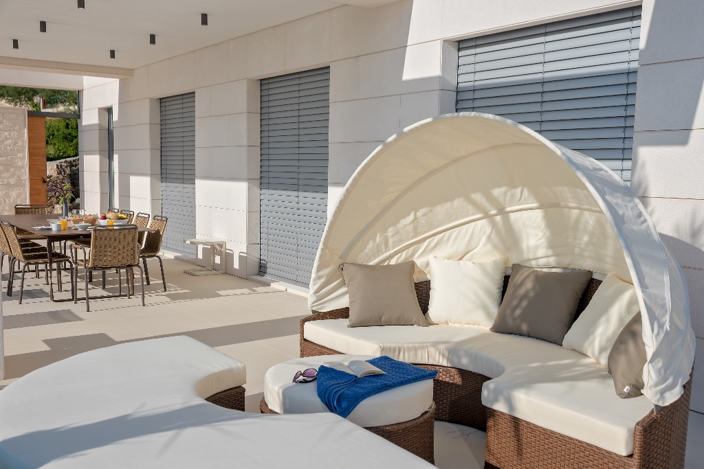 Daybed auf der Terrasse